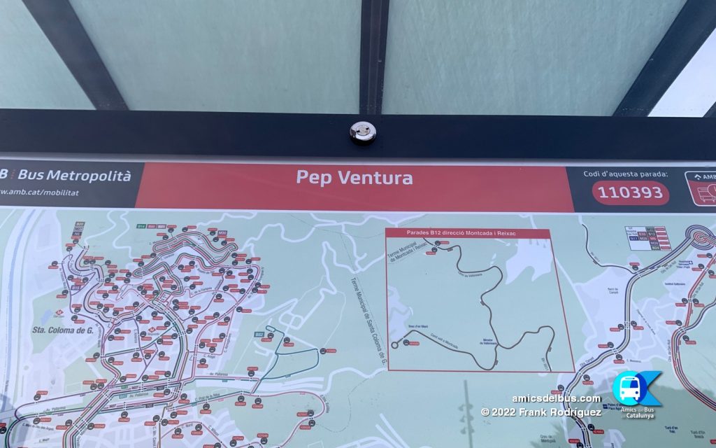 Simplificació del nom de les parades de l'àrea de Pep Ventura.